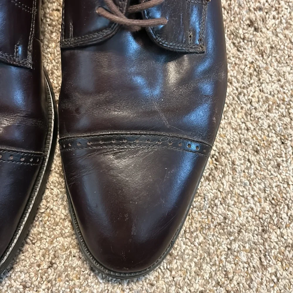 Joseph Abboud | Men’s Genuine Leather Oxford Dress Shoes, Brown, 9‎